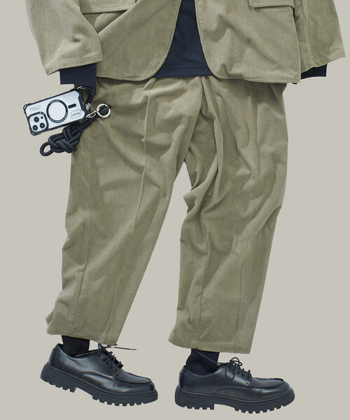 クーティープロダクションズ　ワイドコーデュロイセットアップ クーティープロダクションズ ワイドコーデュロイセットアップ