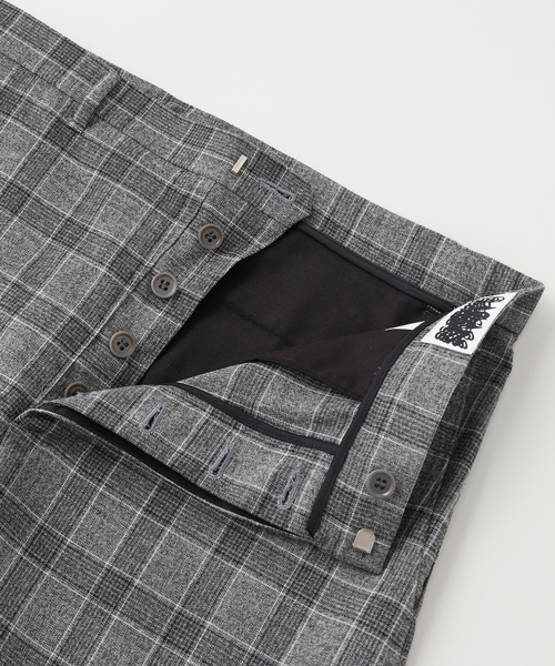 CLASS（クラス）の「CLASS / クラス CCFS08UNI CHECK PANT（スラックス・メンズ・グレー・2/3）」の6枚目の写真