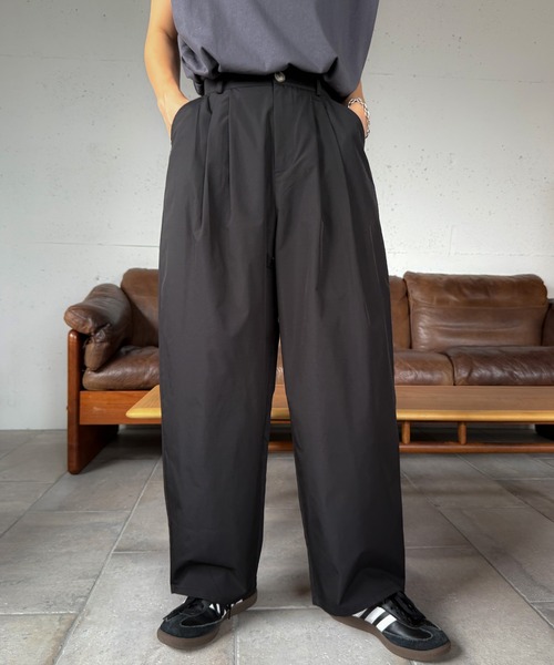 PICHI(ピイチ)の「タックボリュームパンツ(その他パンツ・レディース・ブラック/アイボリー・REGULAR/LONG)」の8枚目の写真