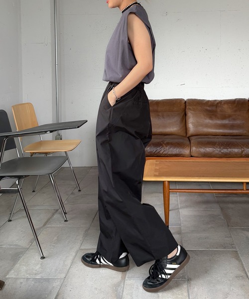 PICHI(ピイチ)の「タックボリュームパンツ(その他パンツ・レディース・ブラック/アイボリー・REGULAR/LONG)」の9枚目の写真