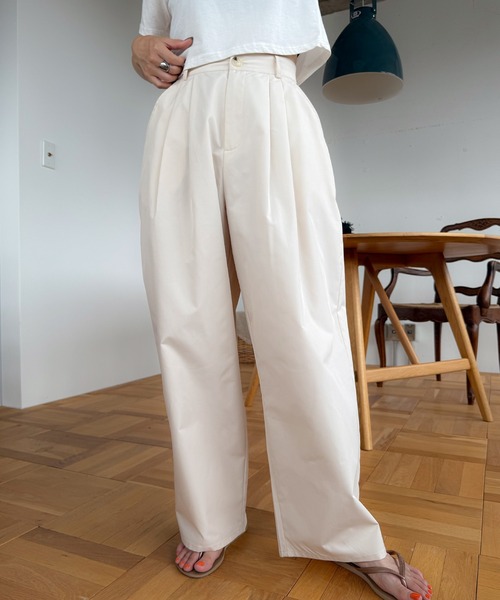PICHI(ピイチ)の「タックボリュームパンツ(その他パンツ・レディース・ブラック/アイボリー・REGULAR/LONG)」の19枚目の写真
