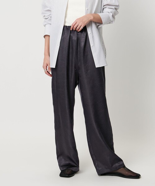 ＜MARW UNITED ARROWS＞ワッシャー サテンパンツ