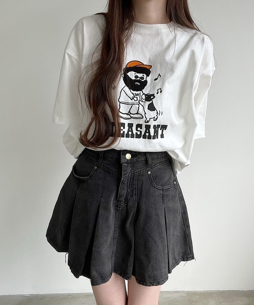 セール】デニムプリーツミニスカート（スカート）｜Nana(ナナ)（ナナ