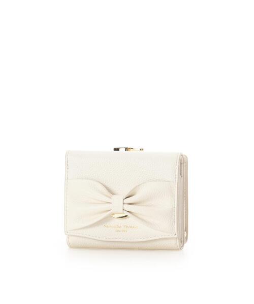 Samantha Thavasa（サマンサタバサ）の「リボンモチーフ口金折財布（財布・レディース・ピンク/ブラック/オフホワイト・FREE）」の10枚目の写真