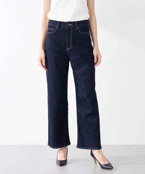 A/C DESIGN BY ALPHA CUBIC（エーシーデザインバイアルファキュービック）の「ストレッチストレートデニムパンツ【大きいサイズあり・新色追加】（その他パンツ・レディース・ネイビー/ブルー/サックスブルー・70/61/64/67/73/76）」の12枚目の写真