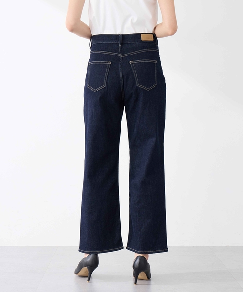 A/C DESIGN BY ALPHA CUBIC（エーシーデザインバイアルファキュービック）の「ストレッチストレートデニムパンツ【大きいサイズあり・新色追加】（その他パンツ・レディース・ネイビー/ブルー/サックスブルー・70/61/64/67/73/76）」の14枚目の写真