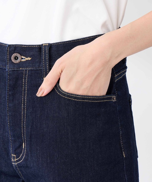 A/C DESIGN BY ALPHA CUBIC（エーシーデザインバイアルファキュービック）の「ストレッチストレートデニムパンツ【大きいサイズあり・新色追加】（その他パンツ・レディース・ネイビー/ブルー/サックスブルー・70/61/64/67/73/76）」の22枚目の写真