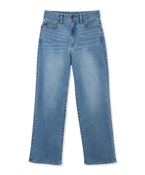 A/C DESIGN BY ALPHA CUBIC（エーシーデザインバイアルファキュービック）の「ストレッチストレートデニムパンツ【大きいサイズあり・新色追加】（その他パンツ・レディース・ネイビー/ブルー/サックスブルー・70/61/64/67/73/76）」の6枚目の写真