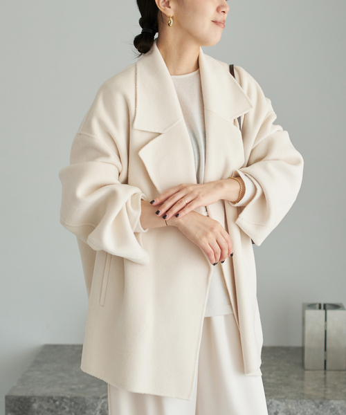 plage（プラージュ）の「《WEB限定追加》ハミルトン リバー シャツジャケット（その他アウター・レディース・アイボリー・38/36）」の12枚目の写真