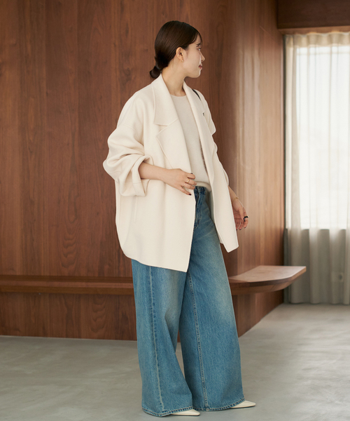 plage（プラージュ）の「《WEB限定追加》ハミルトン リバー シャツジャケット（その他アウター・レディース・アイボリー・38/36）」の8枚目の写真