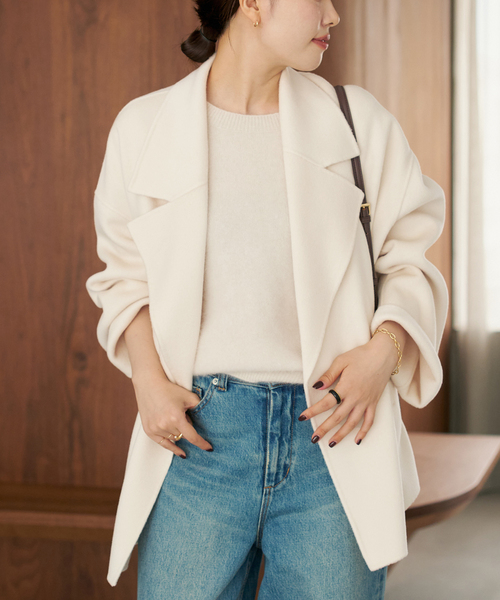 plage（プラージュ）の「《WEB限定追加》ハミルトン リバー シャツジャケット（その他アウター・レディース・アイボリー・38/36）」の5枚目の写真