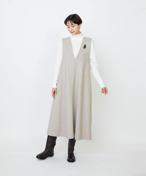 LOISIR（ロワズィール）の「お座りネコブローチ（ブローチ/コサージュ・レディース・ベージュ/ブラック・FREE）」の6枚目の写真