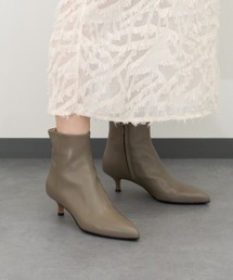 FABIO RUSCONI | 【FABIO RUSCONI】ポインテッドトウプレーンショートブーツ(F53029)(ブーツ)