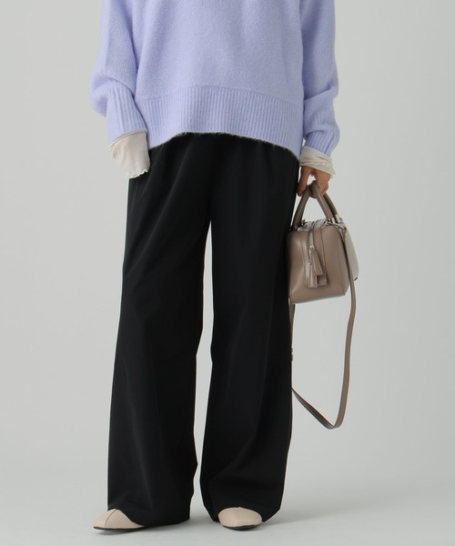 Elura（エルーラ）の「ドロストカーブパンツ/595653（その他パンツ・レディース・ブラック/ベージュ/カーキ・FREE）」の2枚目の写真