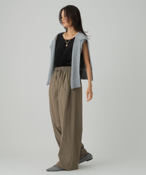 Elura（エルーラ）の「ドロストカーブパンツ/595653（その他パンツ・レディース・ブラック/ベージュ/カーキ・FREE）」の13枚目の写真