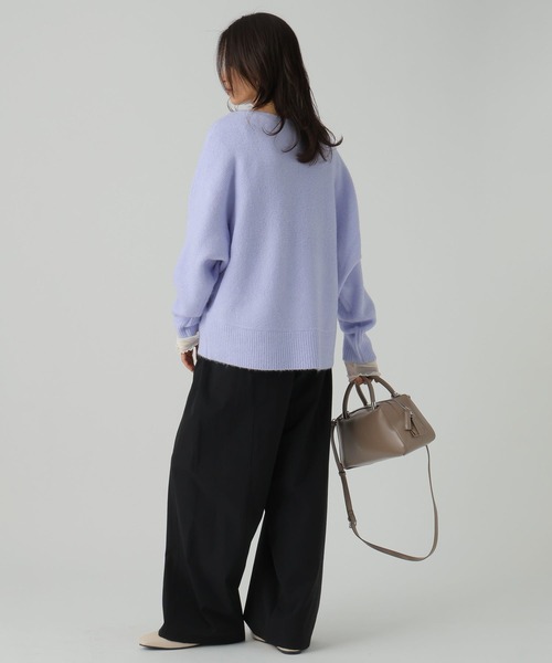 Elura（エルーラ）の「ドロストカーブパンツ/595653（その他パンツ・レディース・ブラック/ベージュ/カーキ・FREE）」の4枚目の写真