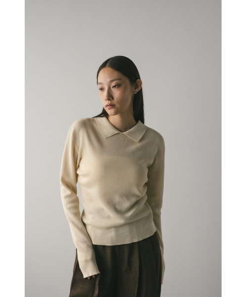 2WAYカラーニットポロ 秋服（ニット/セーター）｜STYLEMIXER