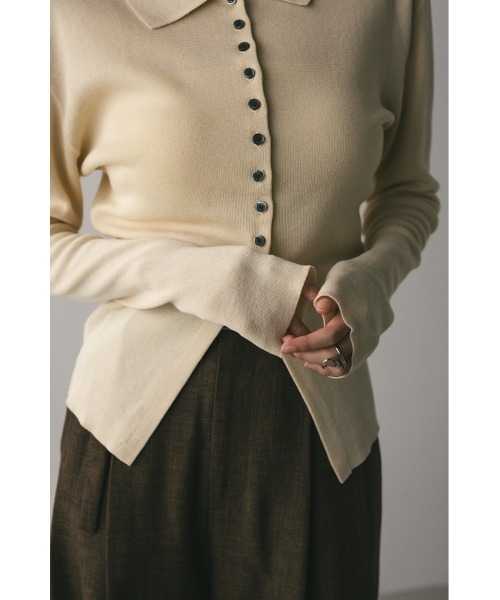 miinoriさん専用 2WAYカラーニットポロ 秋服（ニット/セーター）｜STYLEMIXER