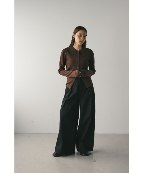 miinoriさん専用 2WAYカラーニットポロ 秋服（ニット/セーター）｜STYLEMIXER