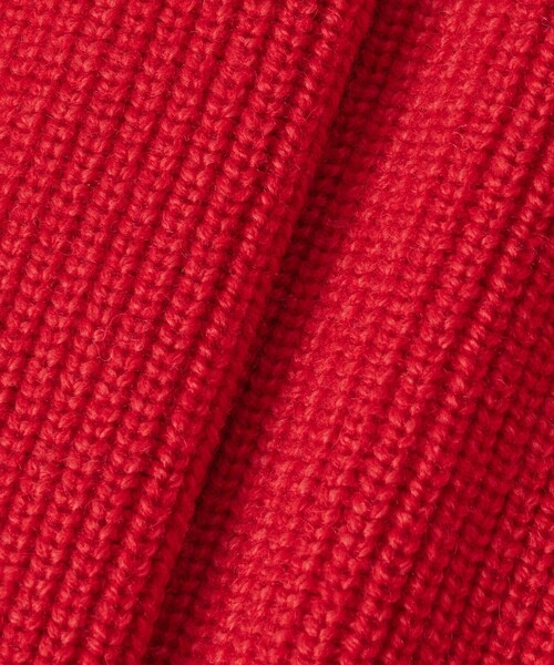 allureville（アルアバイル）の「片畦ニットジャケット（テーラードジャケット・レディース・オフホワイト/グレー系その他/レッド・2）」の12枚目の写真