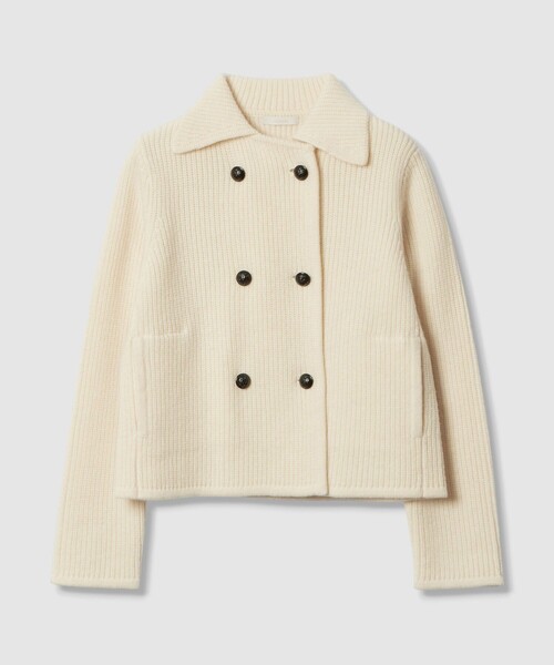 セール】片畦ニットジャケット（テーラードジャケット）｜allureville