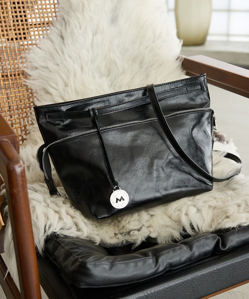 marco masi（マルコマージ）の「【MARCO MASI】 2WAYショルダーバッグ（ショルダーバッグ・レディース・セージグリーン/ブラック・フリー）」の2枚目の写真