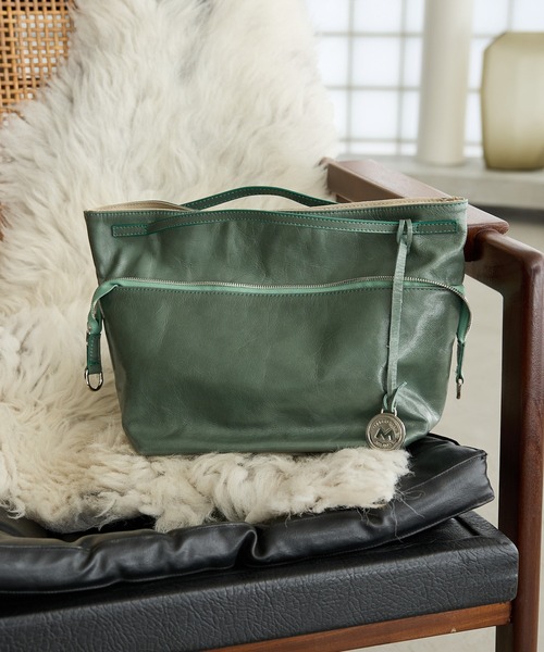 marco masi（マルコマージ）の「【MARCO MASI】 2WAYショルダーバッグ（ショルダーバッグ・レディース・セージグリーン/ブラック・フリー）」の4枚目の写真