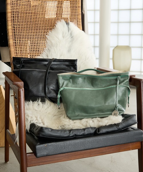 marco masi（マルコマージ）の「【MARCO MASI】 2WAYショルダーバッグ（ショルダーバッグ・レディース・セージグリーン/ブラック・フリー）」の5枚目の写真