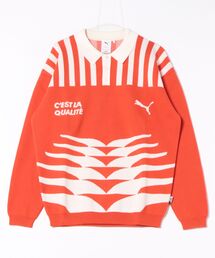 PUMA プーマ M THE NEVERWORN VI KNIT JERSEY ロングスリーブ 632512 22FIERCE RED