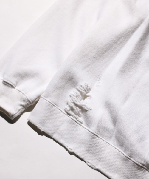 NIRVANA(ニルヴァーナ)の「THRIFTY LOOK / スリフティールック WORN-OUT BAND HOODIE 'NIRVANA'(パーカー・メンズ・ホワイト・X-LARGE)」の5枚目の写真