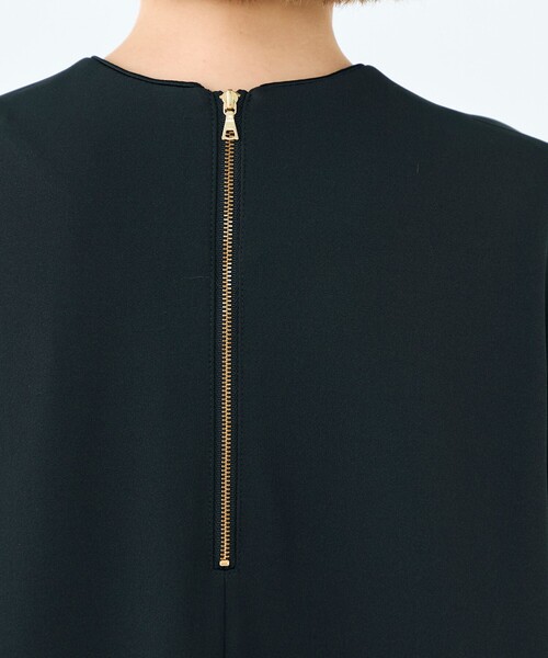 BALLSEY(ボールジィ)の「エラスティックジャージー Aラインワンピース(ワンピース・レディース・カーキ/ダークグレー・36)」の9枚目の写真