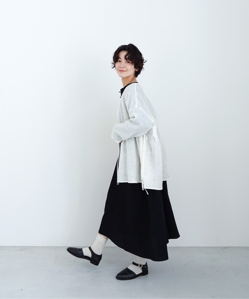 セール】フクロウと湖畔に映るわたしと“はおり”（カーディガン/ボレロ