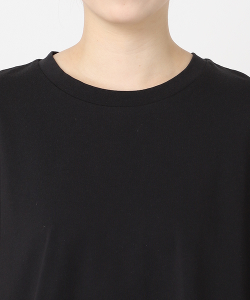 JOURNAL STANDARD relume（ジャーナルスタンダード　レリューム）の「《追加5》ギャザーヘムショートスリーブTシャツ（Tシャツ/カットソー・レディース・ブラック/ライトグレー/ホワイト/ベージュ・FREE）」の11枚目の写真
