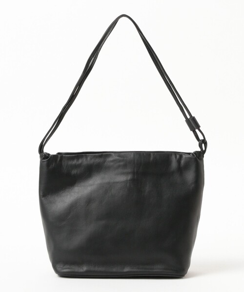 Demi-Luxe BEAMS（デミルクス ビームス）の「ソフトレザー 2WAY バッグ（ショルダーバッグ・レディース・ブラック/ワイン・ONE SIZE）」の6枚目の写真