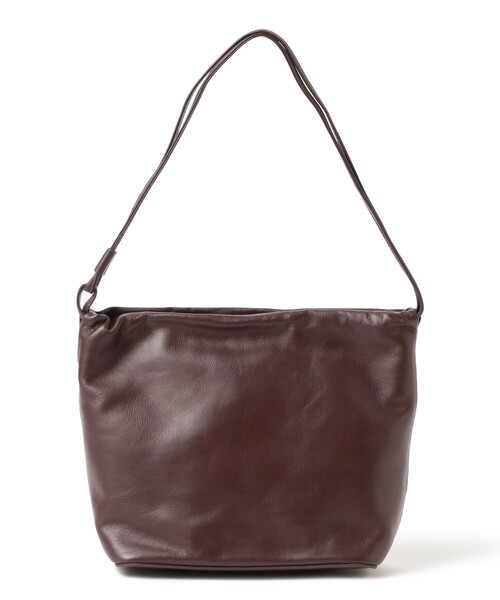 Demi-Luxe BEAMS（デミルクス ビームス）の「ソフトレザー 2WAY バッグ（ショルダーバッグ・レディース・ブラック/ワイン・ONE SIZE）」の7枚目の写真