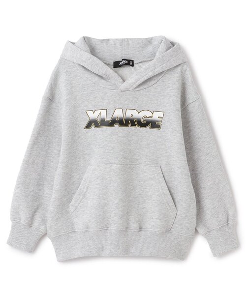XLARGE KIDS（エクストララージキッズ）の「【人気商品再入荷】【直営店で取り扱い無し】ミュージックグラフィックプルパーカー（パーカー・キッズ・トップグレー/ブラック/レッド・130cm/140cm/110cm/120cm/100cm）」の2枚目の写真