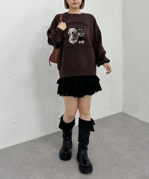 archives（アルシーヴ）の「【大人気ニット再入荷！/新色追加】イヌ