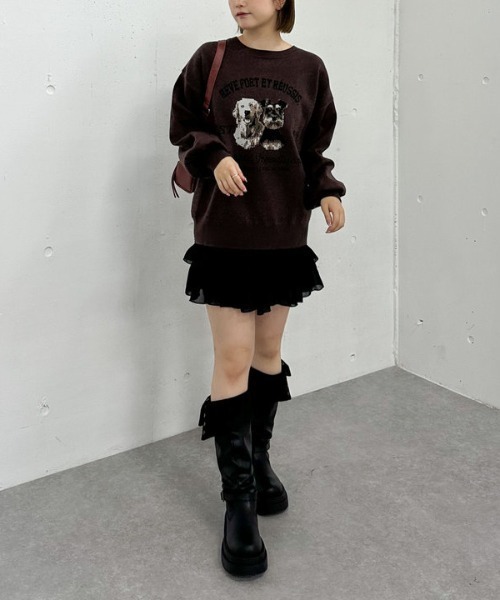 archives（アルシーヴ）の「【大人気ニット再入荷！/新色追加】イヌ