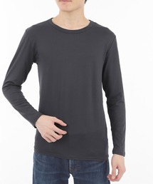 CLOTHY | 【薄手なのにしっかり保温!裏微起毛インナー】メンズプラズマヒートインナーシャツ(インナーウェア/肌着)