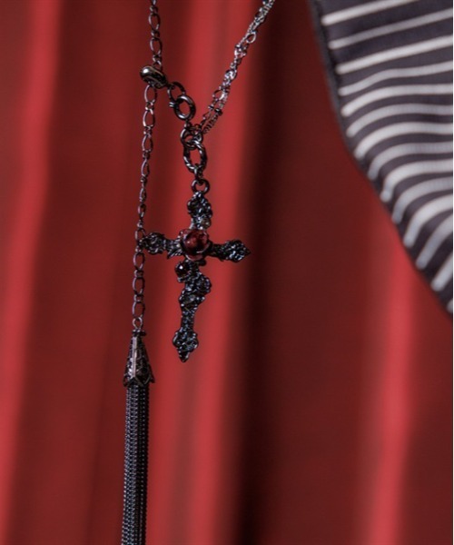 axes femme(アクシーズファム)の「繊翳の薔薇十字マルチチェーン(その他雑貨・レディース・ゴールド/ブラック・FREE)」の18枚目の写真