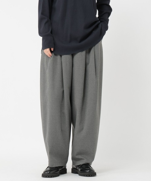 studio CLIP（スタディオクリップ）の「《days》タックトラウザーパンツ[プチ・プラスサイズあり]（その他パンツ・レディース・ブラック/ブラウン/チャコール・LARGE/PF/ﾌﾘｰ(L)/MEDIUM）」の11枚目の写真