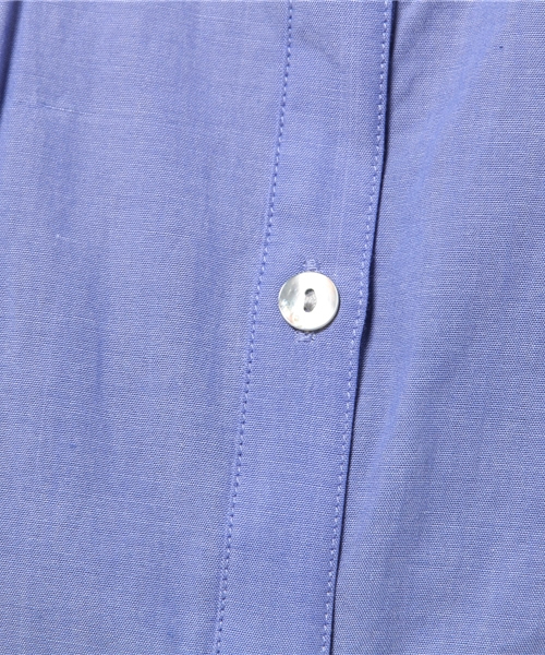 OUTLET（アウトレット）の「【Discoat】ブロードレギュラー半袖SH（シャツ/ブラウス・レディース・コバルトブルー・MEDIUM）」の8枚目の写真