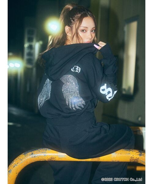 GYDA×GALFY bijou wing パーカー（パーカー）｜GALFY（ガルフィー）の