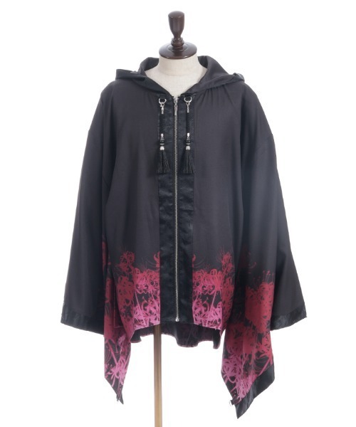 REZEN 彼岸花羽織パーカー　真紅　公式完売品 彼岸花羽織パーカー（その他アウター）｜REZEN（リゼン）の