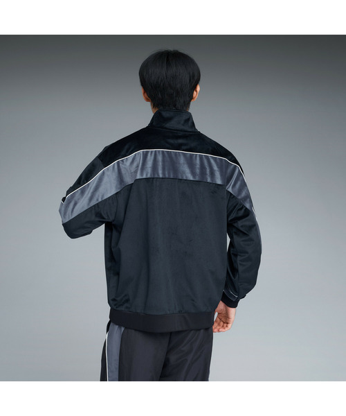 PUMA(プーマ)の「PUMA プーマ メンズ CORE HERITAGE ベロア ジャケット(ジャージ・メンズ・ブラック/ダークグレー/ネイビー・X-LARGE/XX-LARGE/SMALL/LARGE/MEDIUM)」の5枚目の写真