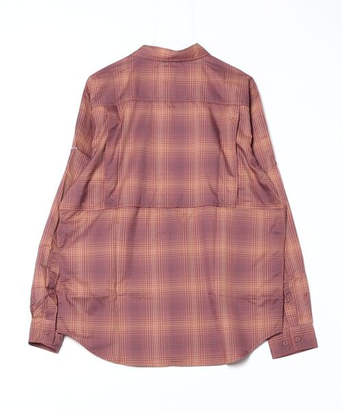 Columbia（コロンビア）の「コロンビア  シルバーリッジユーティリティライトプレイドロングスリーブシャツ（シャツ/ブラウス・メンズ・ブラウン/グリーン・S/M/L/LL）」の3枚目の写真