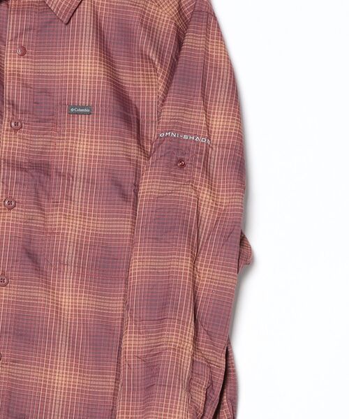 Columbia（コロンビア）の「コロンビア  シルバーリッジユーティリティライトプレイドロングスリーブシャツ（シャツ/ブラウス・メンズ・ブラウン/グリーン・S/M/L/LL）」の4枚目の写真