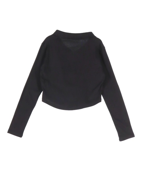 ANAP(アナップ)の「ダブルジップ カーゴポケット リブトップス カットソー(Tシャツ/カットソー・レディース・ブラウン/ブラック・F)」の22枚目の写真