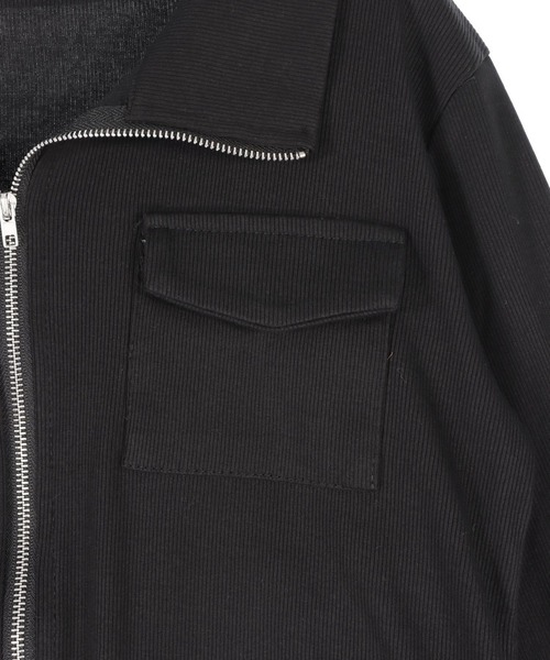 ANAP(アナップ)の「ダブルジップ カーゴポケット リブトップス カットソー(Tシャツ/カットソー・レディース・ブラウン/ブラック・F)」の15枚目の写真