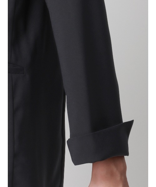 SUIT SQUARE（スーツスクエア）の「ジャケット ウォッシャブル ストレッチ 撥水 UVカット 防シワ（スーツジャケット・レディース・ブラウン系/ネイビー系・36(7号)/38(9号)/40(11号)）」の15枚目の写真